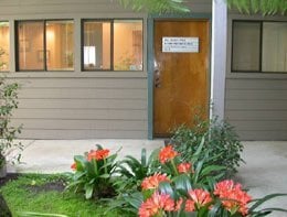 Front of office building